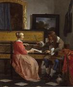 The Music Lesson (nn03) Gabriel Metsu